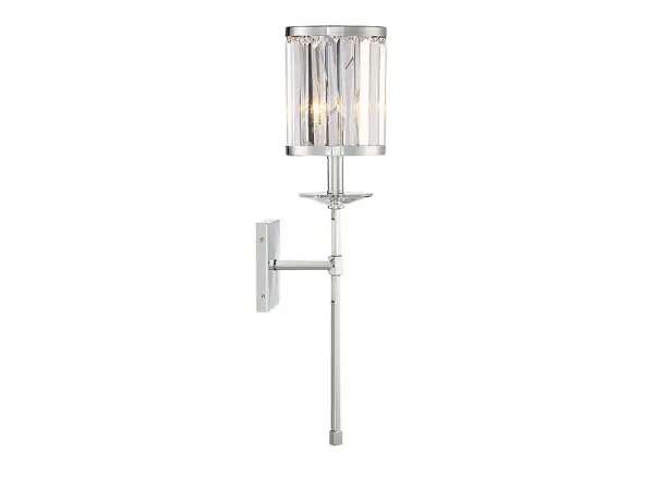 Ashbourne One Light Wall Sconce in Polished Chrome - Image 5