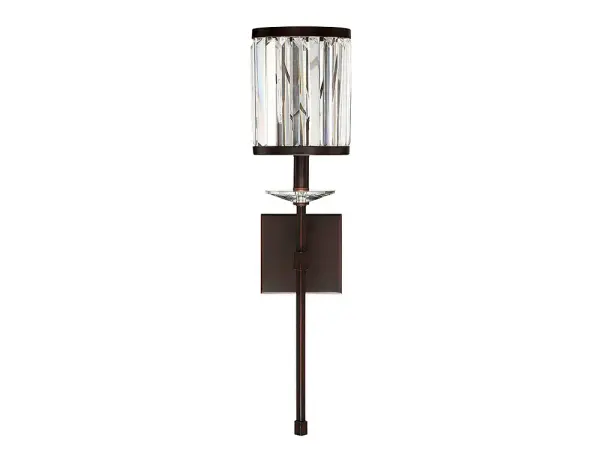 Ashbourne 1-Light Wall Sconce in Mohican Bronze - alternate view