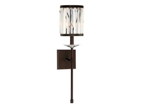 Ashbourne 1-Light Wall Sconce in Mohican Bronze - Image 3
