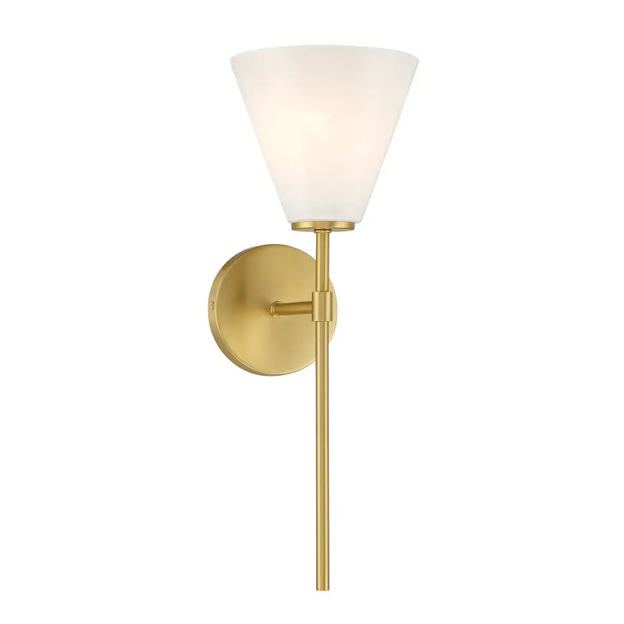 Blair One Light Wall Sconce in Warm Brass - Image 1