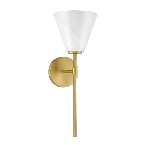 Blair One Light Wall Sconce in Warm Brass - Image 2