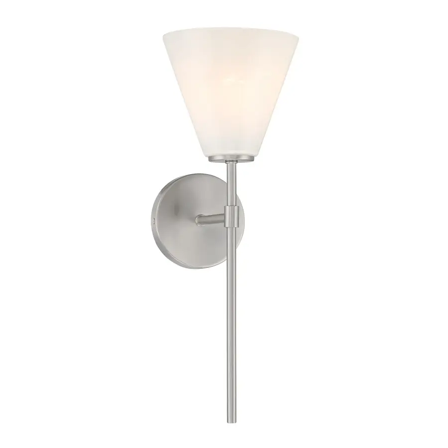 Blair 1-Light Wall Sconce in Satin Nickel - Image 1
