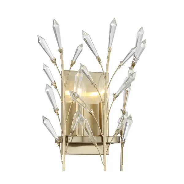 Orianna 2-Light Wall Sconce in Noble Brass - Image 3