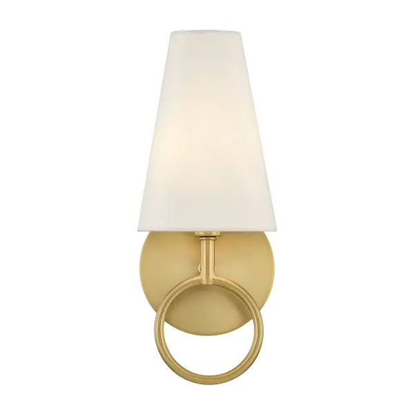 Wilkes 1-Light Wall Sconce in Warm Brass by Dann Foley - Image 3