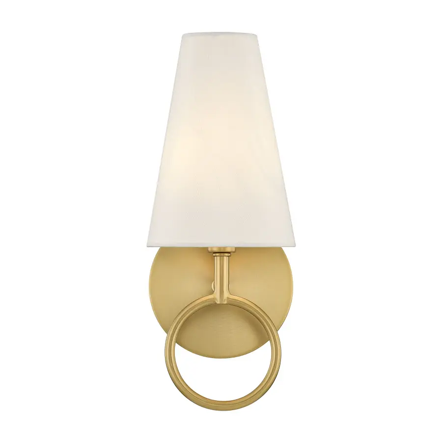 Wilkes 1-Light Wall Sconce in Warm Brass by Dann Foley - Image 3