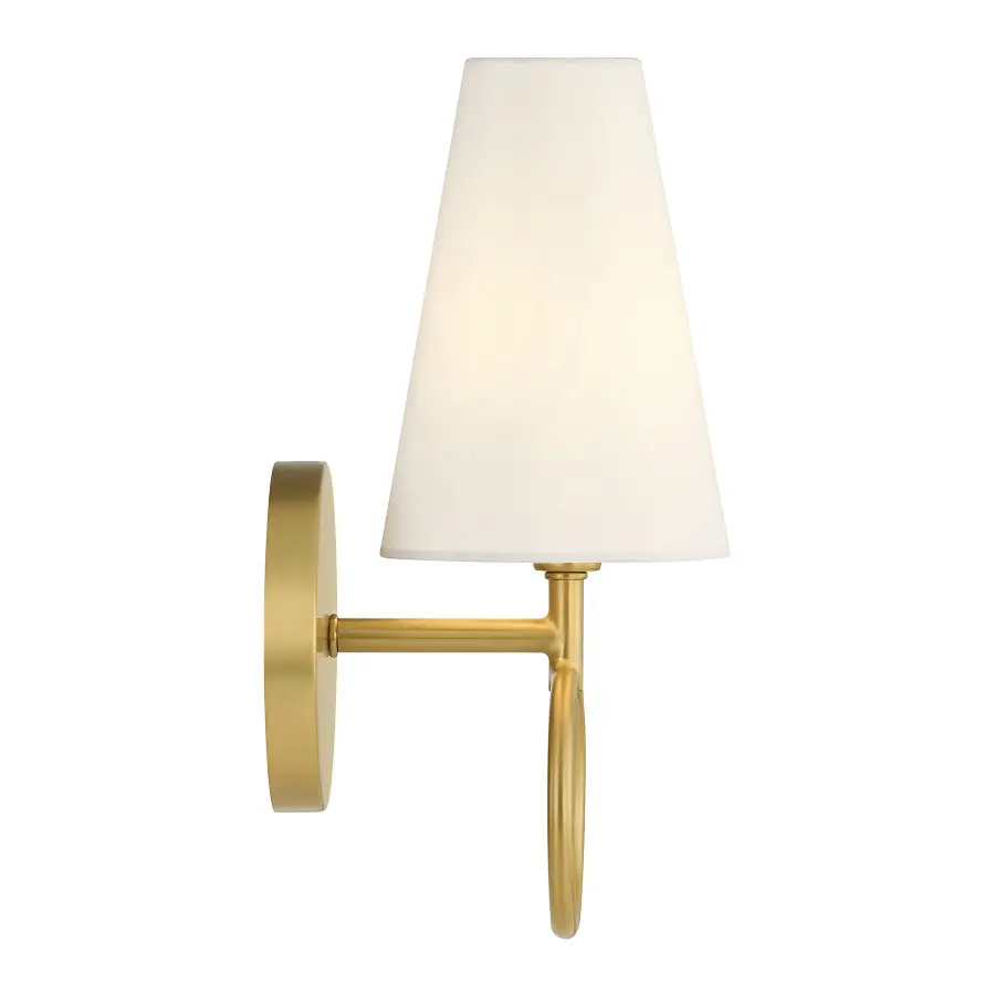 Wilkes 1-Light Wall Sconce in Warm Brass by Dann Foley - Image 5