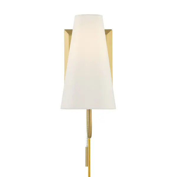 Wilkes 1-Light Wall Sconce in Warm Brass by Dann Foley - Image 3