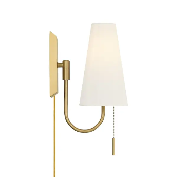 Wilkes 1-Light Wall Sconce in Warm Brass by Dann Foley - Image 5