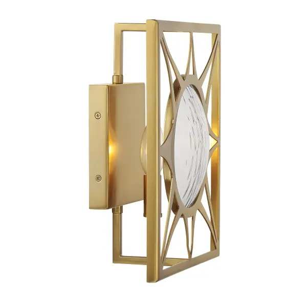 Balfour One Light Wall Sconce in Warm Brass - Image 5