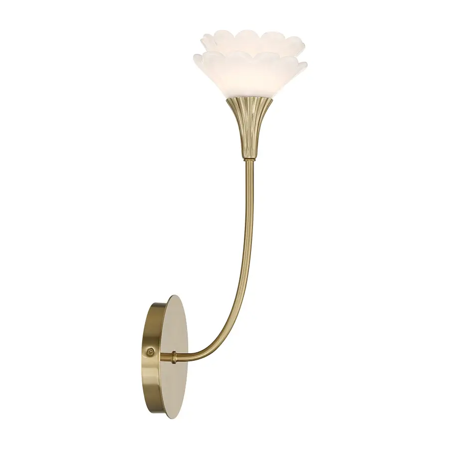 Florena 1-Light Wall Sconce in Noble Brass by Breegan Jane - Image 5