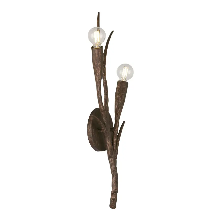 Palisades 2-Light Wall Sconce in Bark by Breegan Jane - Image 4