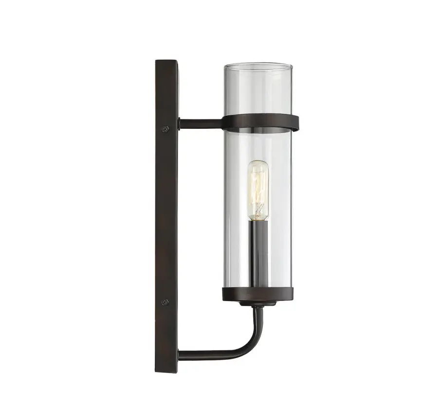 Tulsa 1-Light Wall Sconce in English Bronze - Image 3