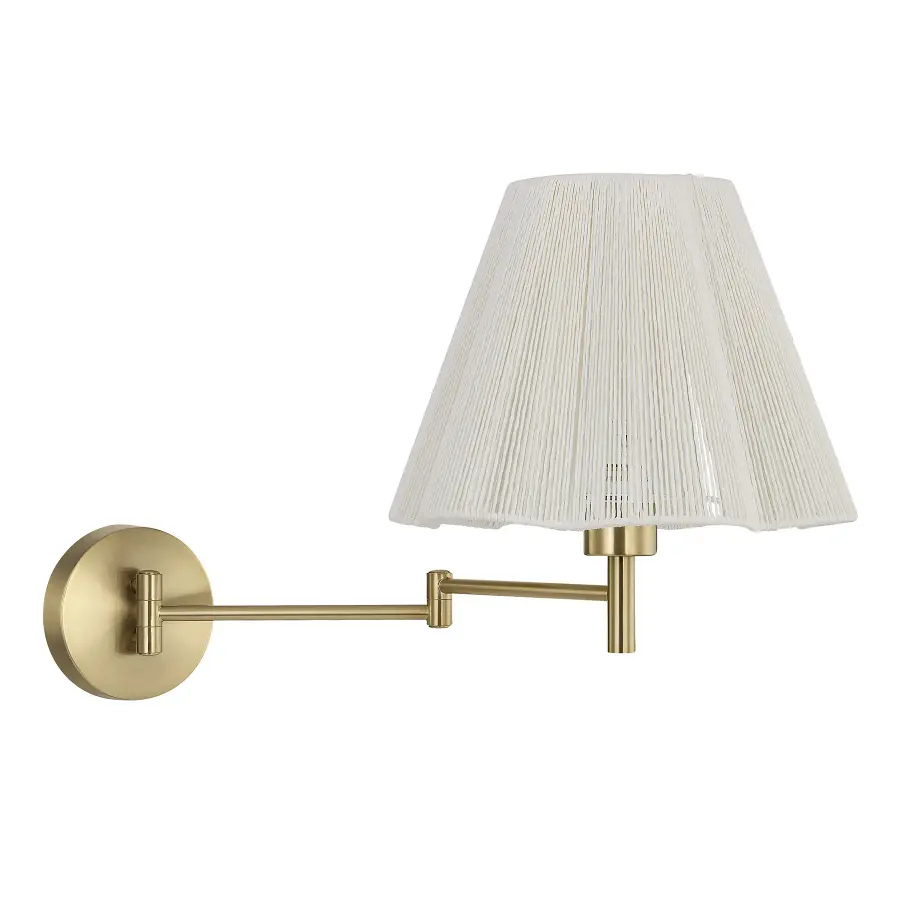Rosa 1-Light Wall Sconce in Noble Brass by Breegan Jane - Image 2