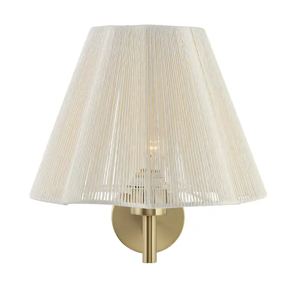 Rosa 1-Light Wall Sconce in Noble Brass by Breegan Jane - Image 3