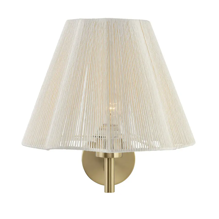 Rosa 1-Light Wall Sconce in Noble Brass by Breegan Jane - Image 3