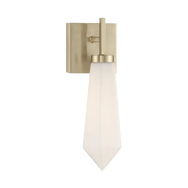 Leland 1-Light Wall Sconce in Noble Brass by Dann Foley - Image 1
