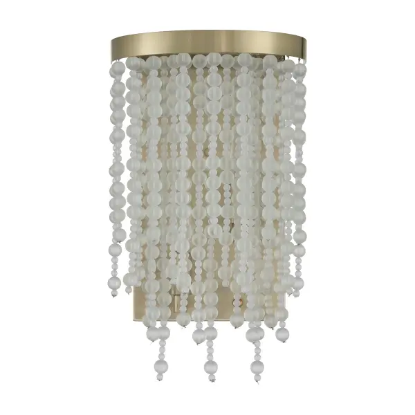 Jeanette 2-Light Wall Sconce in Noble Brass - Image 2