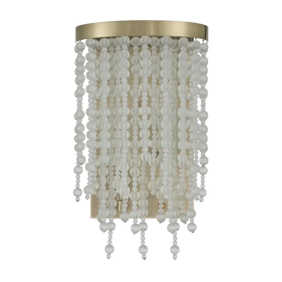 Jeanette 2-Light Wall Sconce in Noble Brass - Image 2