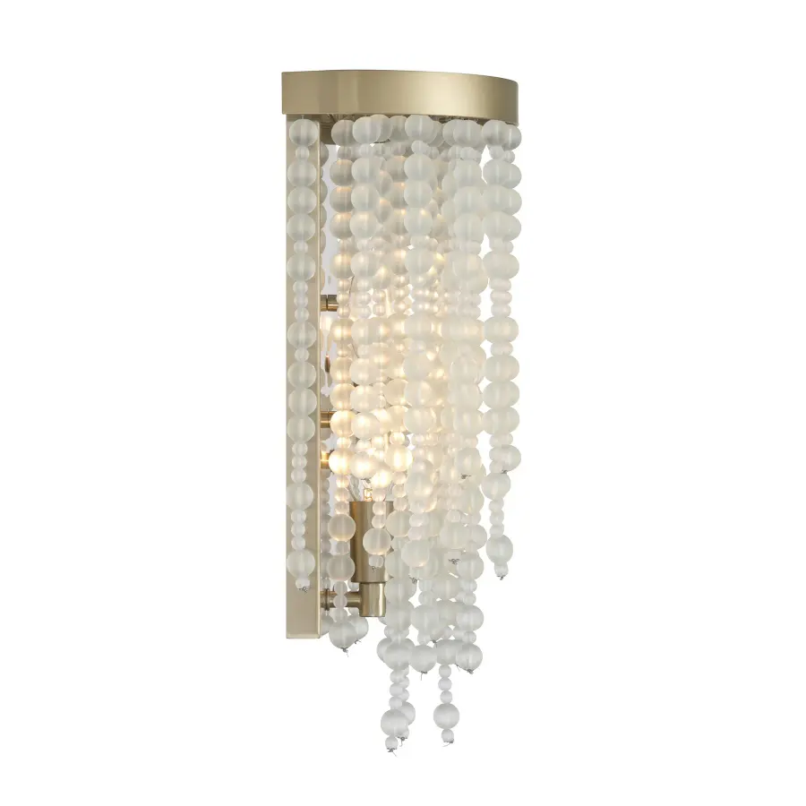 Jeanette 2-Light Wall Sconce in Noble Brass - Image 5