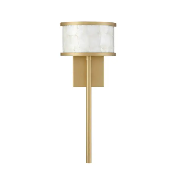 Mariquita 1-Light Wall Sconce in Spun Gold by Breegan Jane - Image 2