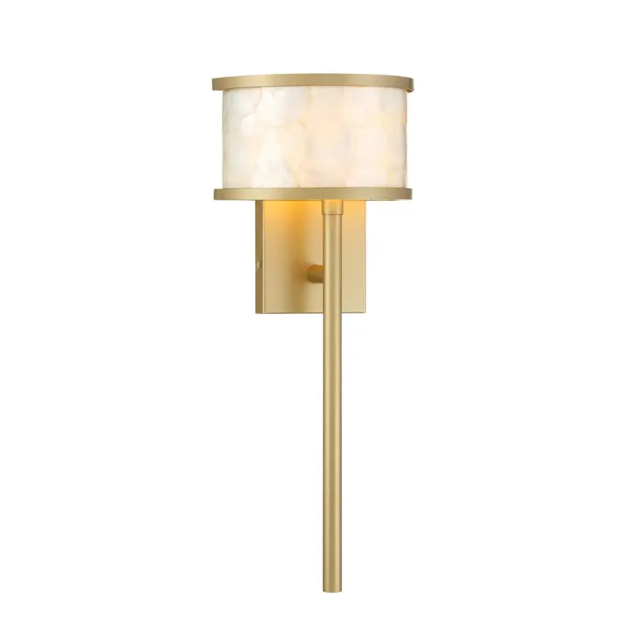 Mariquita 1-Light Wall Sconce in Spun Gold by Breegan Jane - Image 3