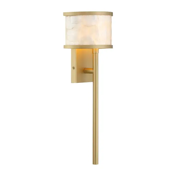 Mariquita 1-Light Wall Sconce in Spun Gold by Breegan Jane - Image 4