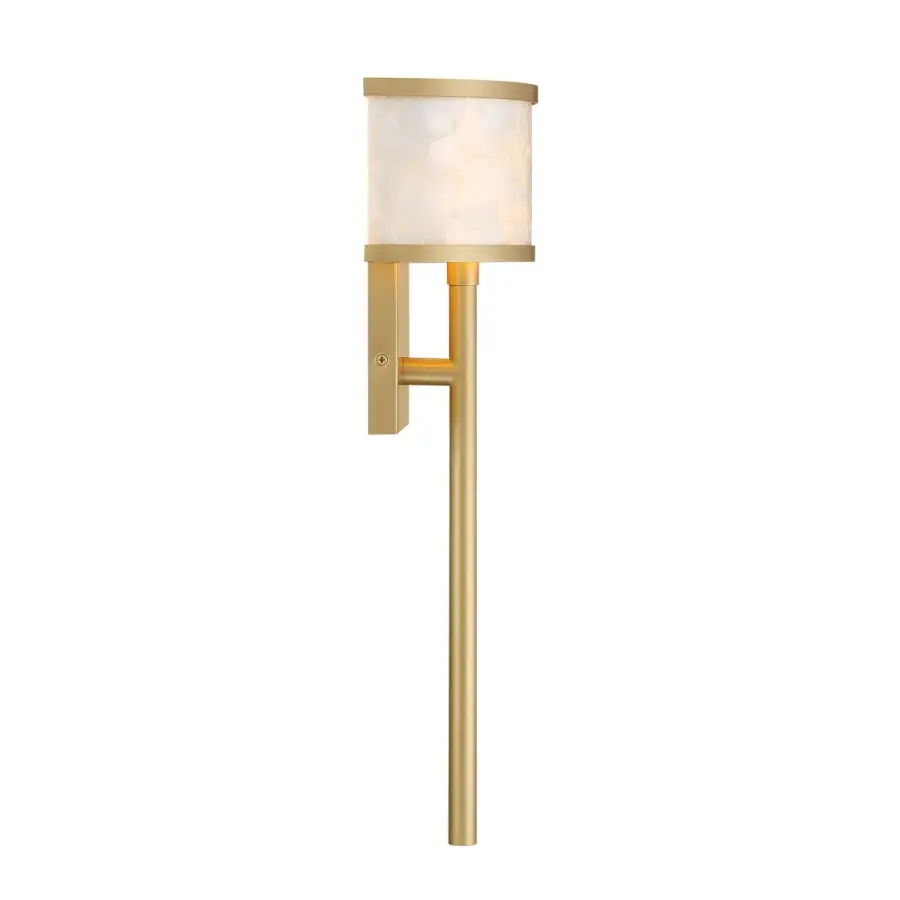 Mariquita 1-Light Wall Sconce in Spun Gold by Breegan Jane - Image 5