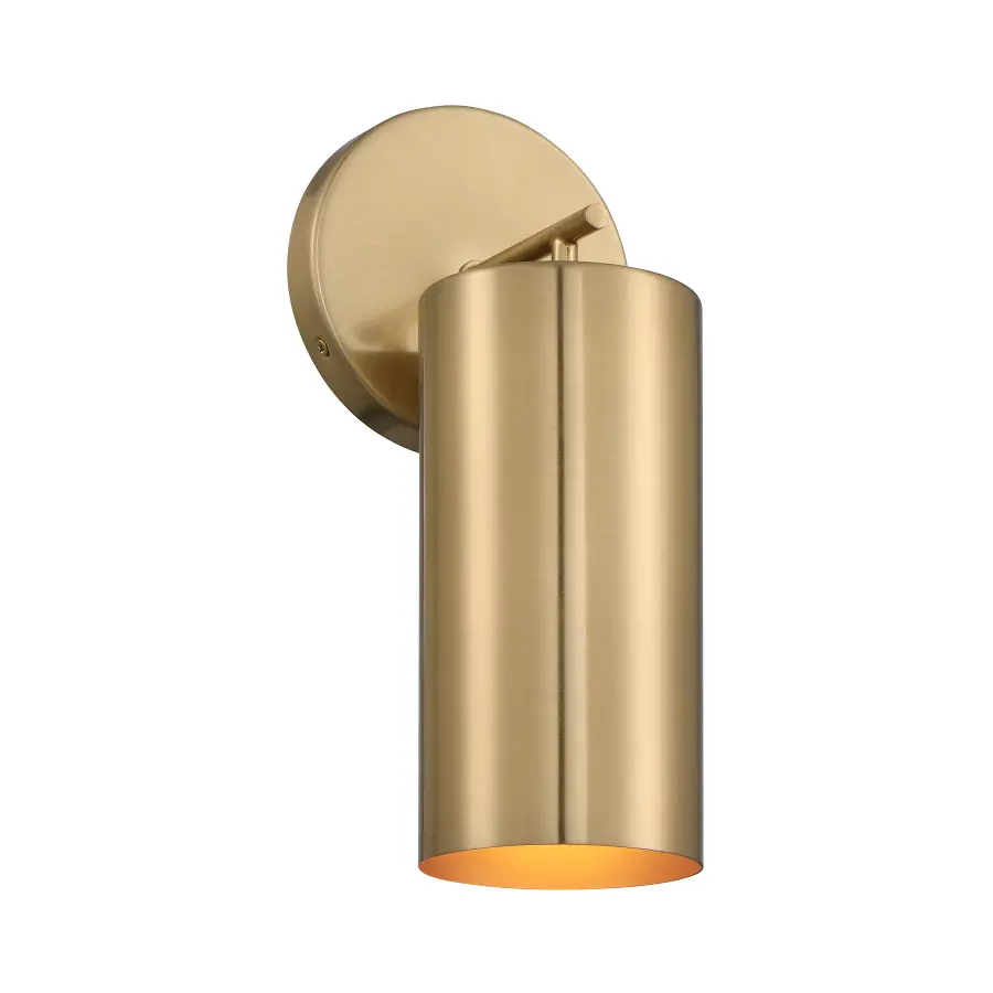 Lio 1-Light Wall Sconce in Noble Brass by Breegan Jane - Image 1
