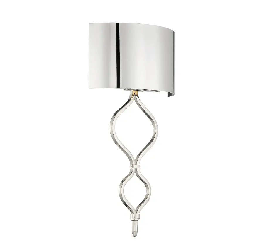 Como LED Wall Sconce in Polished Nickel - Image 4