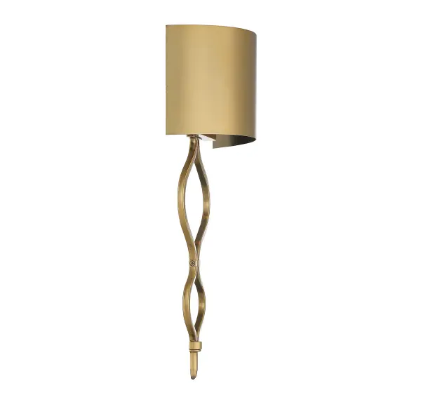 Como LED Wall Sconce in Warm Brass - Image 5
