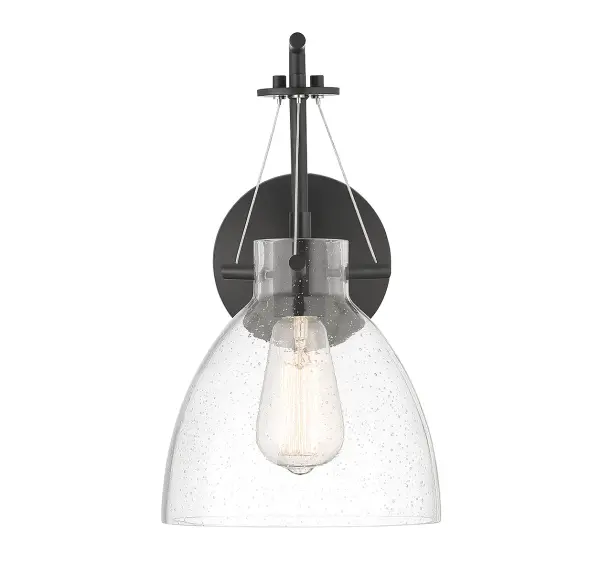 Foster 1-Light Wall Sconce in Matte Black - Image 3