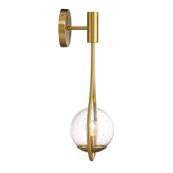 Encino One Light Wall Sconce in Warm Brass - Image 5