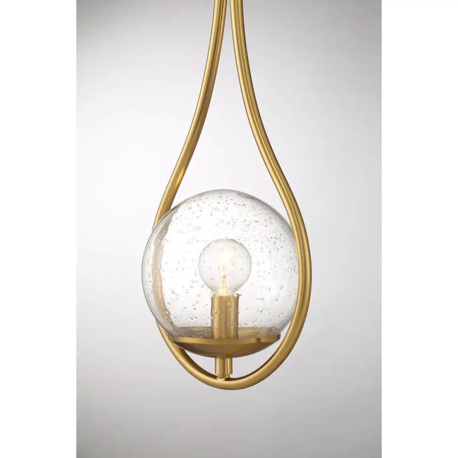 Encino One Light Wall Sconce in Warm Brass - Image 6