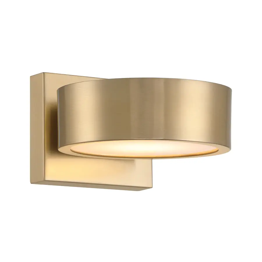 Talamanca 1-Light LED Wall Sconce in Noble Brass by Breegan Jane - Image 1