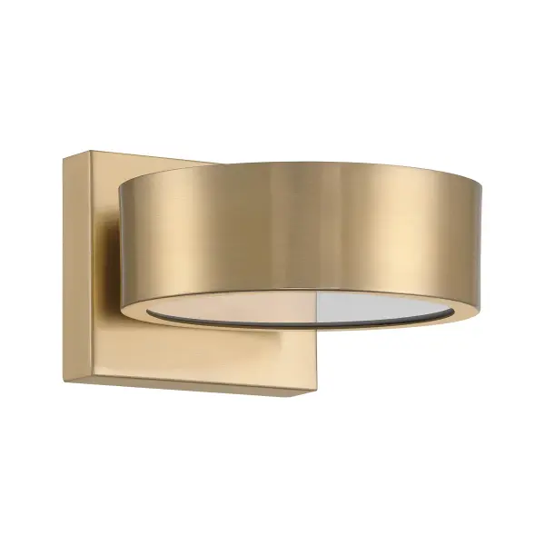Talamanca 1-Light LED Wall Sconce in Noble Brass by Breegan Jane - alternate view