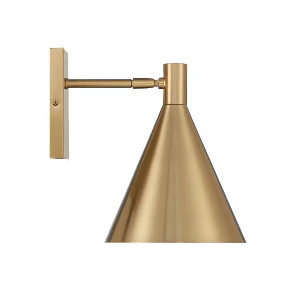 Pharos 1-Light Adjustable Wall Sconce in Noble Brass by Breegan Jane - Image 4