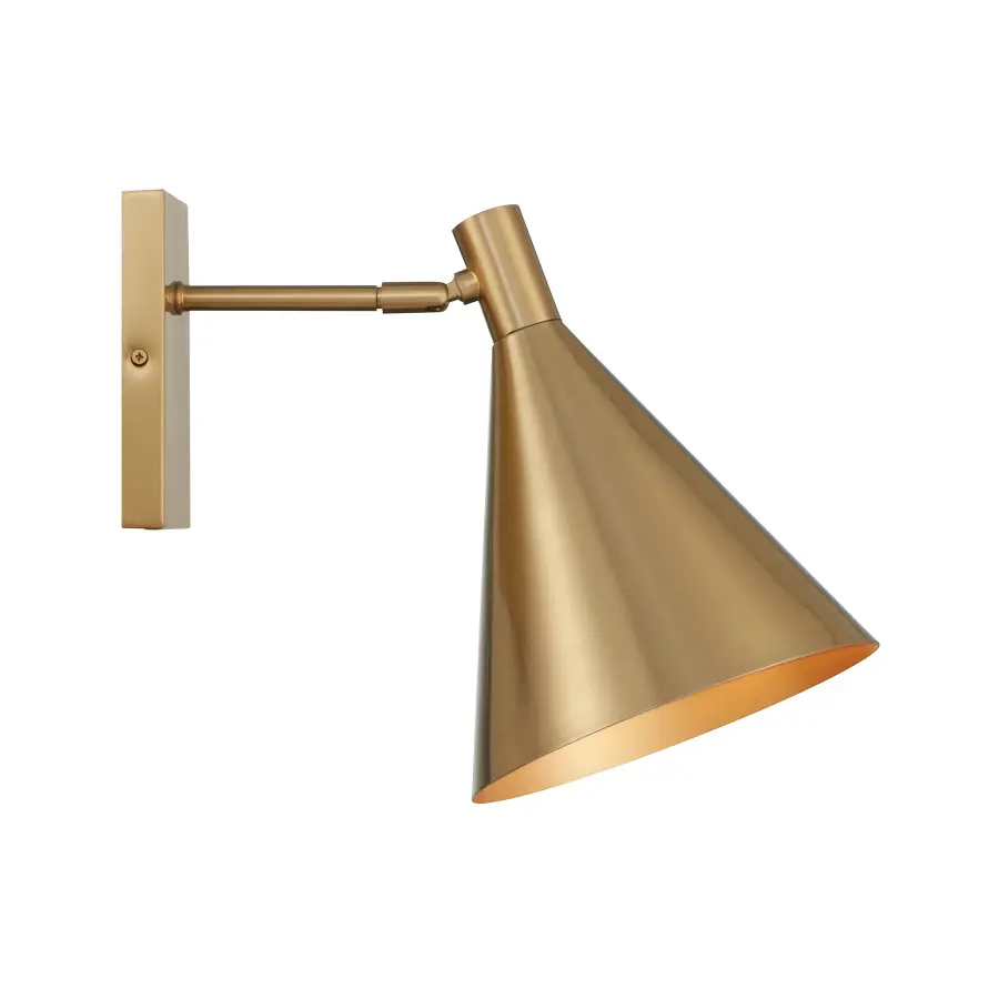 Pharos 1-Light Adjustable Wall Sconce in Noble Brass by Breegan Jane - Image 5