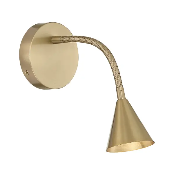 Pharos 1-Light Wall Sconce in Noble Brass by Breegan Jane - Image 4