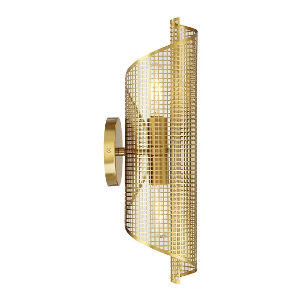 Hillbourne Two Light Wall Sconce in Warm Brass - Image 5