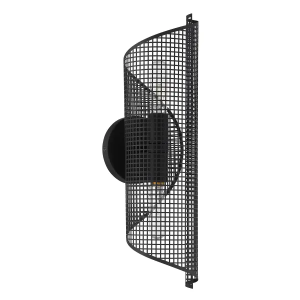 Hillbourne 2-Light Wall Sconce in Matte Black - alternate view