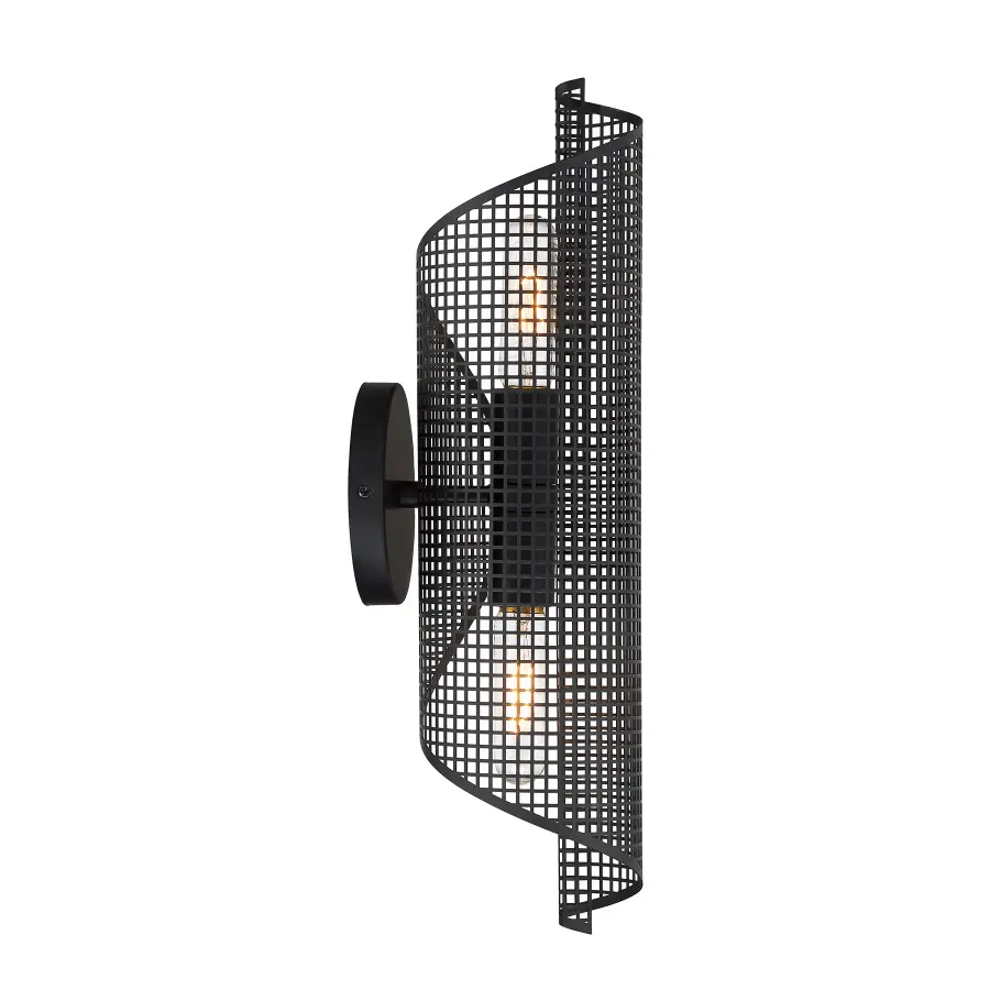Hillbourne 2-Light Wall Sconce in Matte Black - Image 5