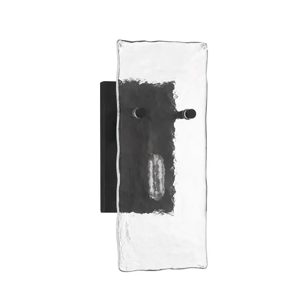 Genry 1-Light Wall Sconce in Matte Black - alternate view
