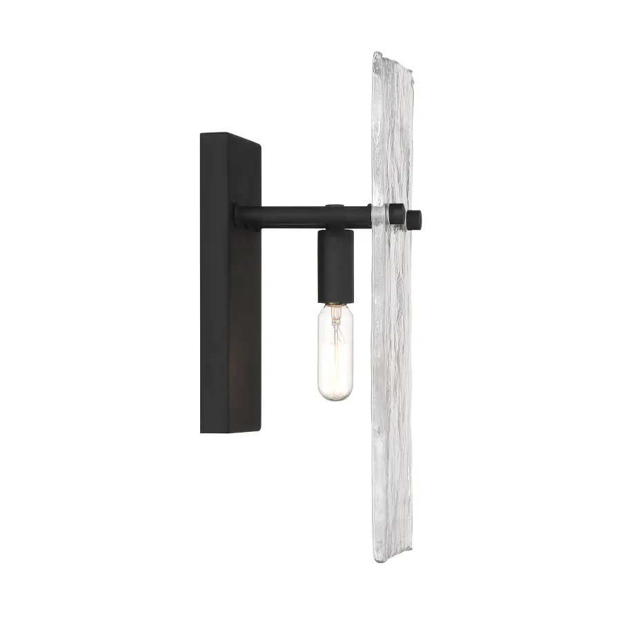 Genry 1-Light Wall Sconce in Matte Black - Image 5