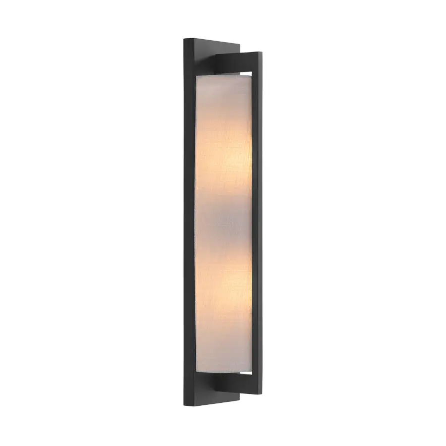 Carver 2-Light Wall Sconce in Matte Black - Image 4