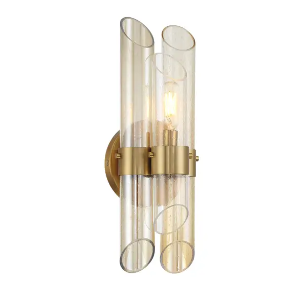 Biltmore 1-Light Wall Sconce in Warm Brass - Image 3