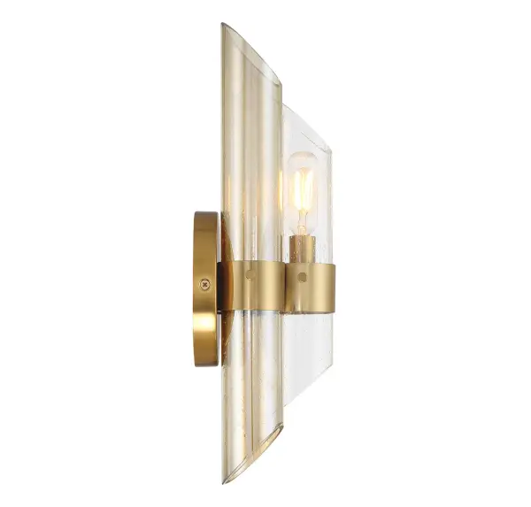 Biltmore 1-Light Wall Sconce in Warm Brass - Image 5