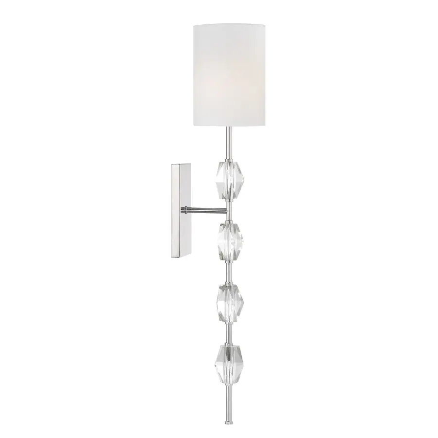 Sebring 1-Light Wall Sconce in Polished Nickel - Image 5