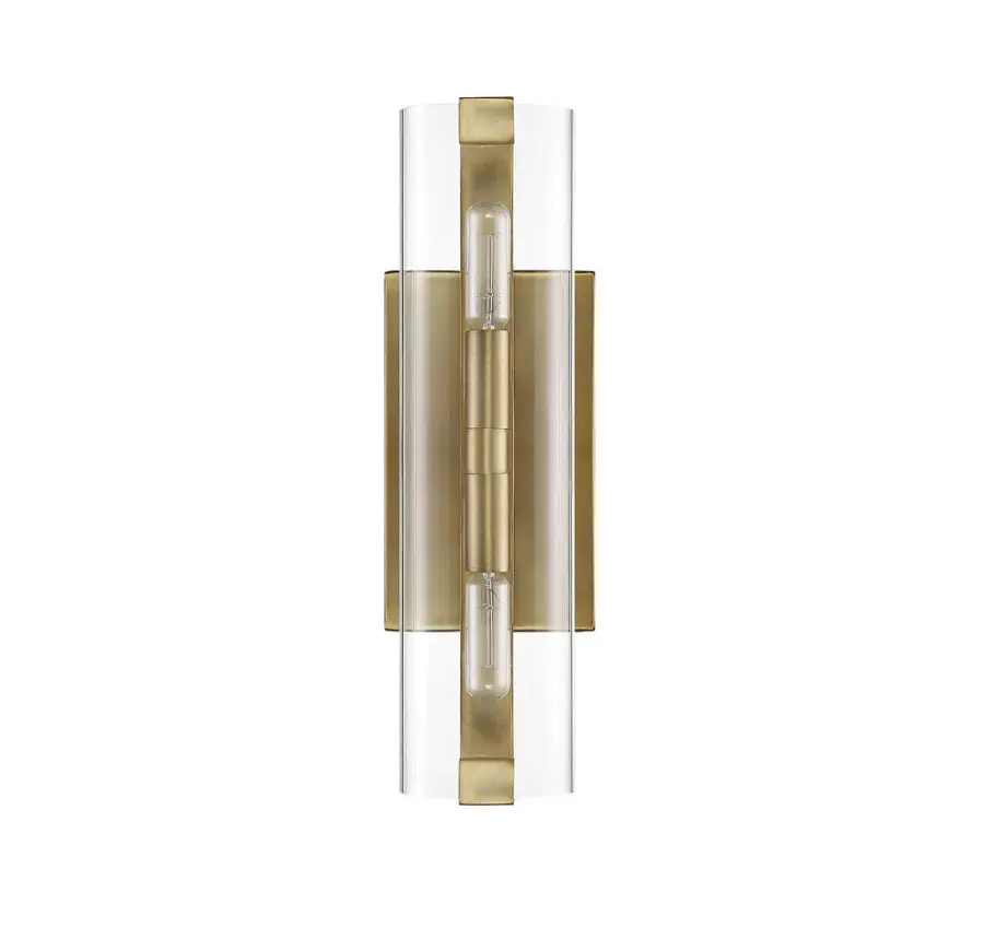 Winfield Two Light Wall Sconce in Warm Brass - Image 2