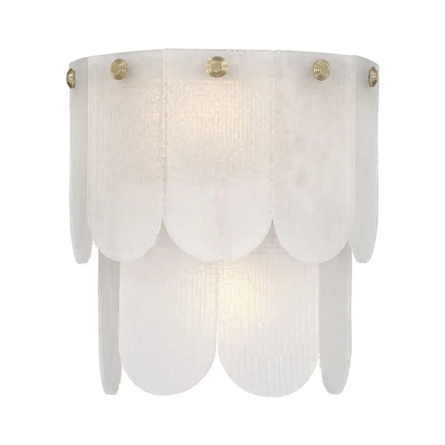 Ashton 2-Light Wall Sconce in Noble Brass - Image 1