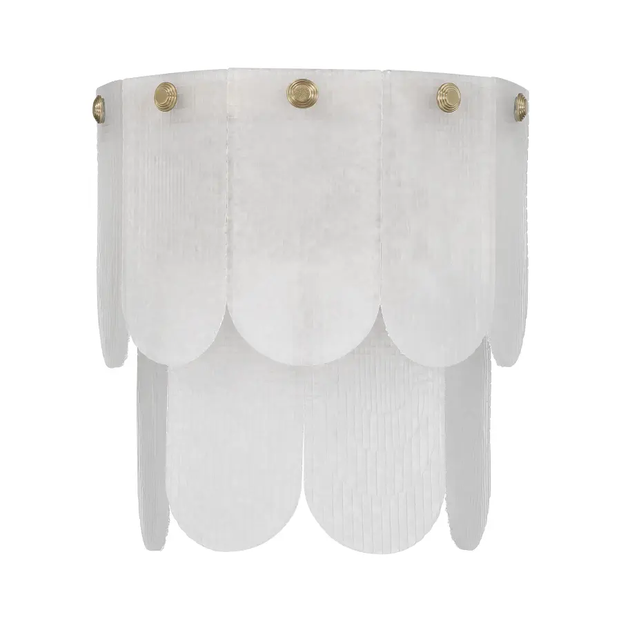 Ashton 2-Light Wall Sconce in Noble Brass - Image 2